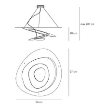 Artemide Pirce Lampada a sospensione - Agof Store Artemide Pirce Lampada a sospensione - Agof Store