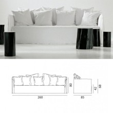 Gervasoni Ghost 14 Sofa - Agof Store Gervasoni Ghost 14 Sofa - Agof Store