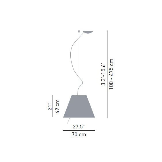 Grande Costanza Lampada a sospensione LucePlan - Agof Store