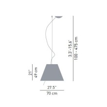 LucePlan Grande Costanza pendant lamp - Agof Store