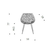 Miss Lacy sedia Driade - Agof Store Miss Lacy sedia Driade - Agof Store