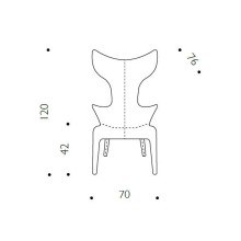 Driade Lou Read Sessel - Agof Store Driade Lou Read Sessel - Agof Store