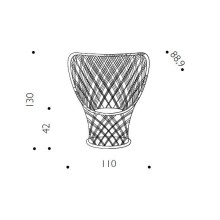 Pavo Real poltrona Driade - Agof Store