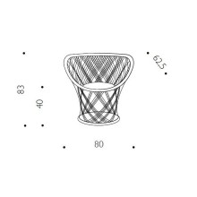 Pavo poltroncina Driade - Agof Store