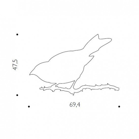 Driade Snijder Bird Mirror - Agof Store