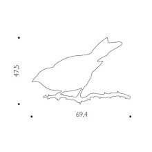 Driade Snijder Bird Mirror - Agof Store