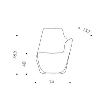 Driade Tokyo-Pop Dormeuse - Agof Store