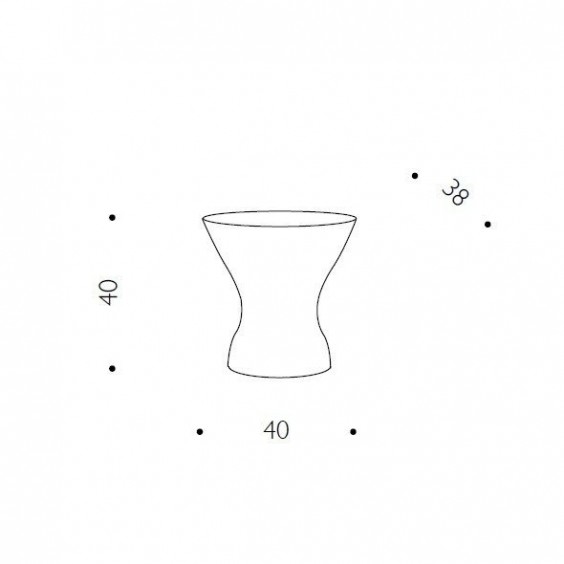 Driade Tokyo-Pop Small Table Stool - Agof Store