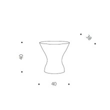 Driade Tokyo-Pop Small Table Stool - Agof Store