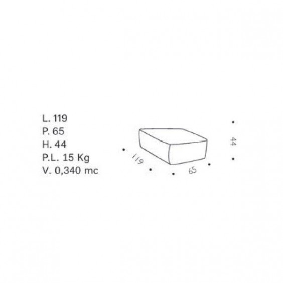Verlaine pouf Driade - Agof Store