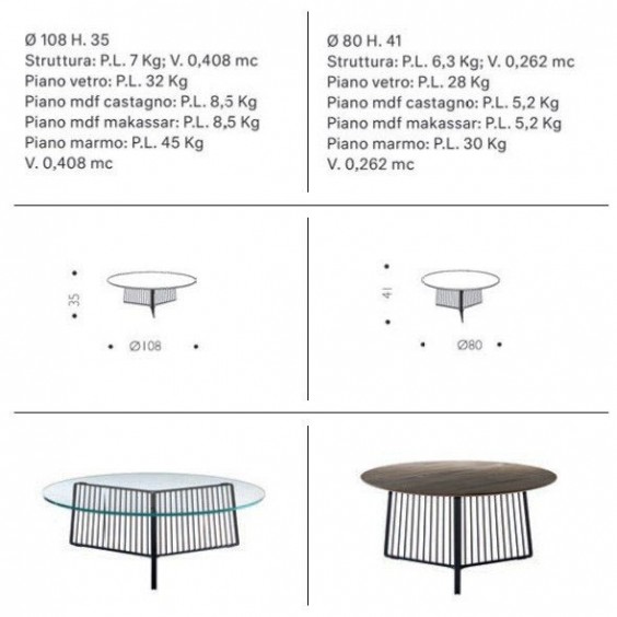 Driade Anapo Couchtisch - Agof Store