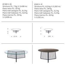 Anapo tavolino Driade - Agof Store