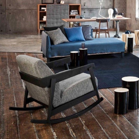 Brick 307 poltrona a dondolo Gervasoni - Agof Store