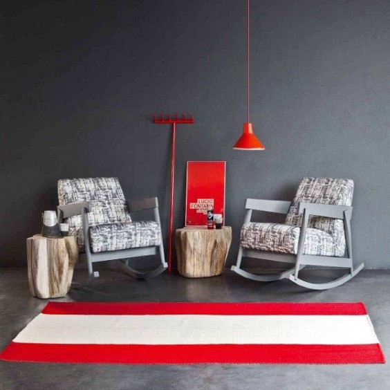 Brick 307 poltrona a dondolo Gervasoni - Agof Store
