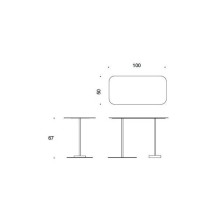 Danese Milano Bincan Desk Schreibtisch - Agof Store
