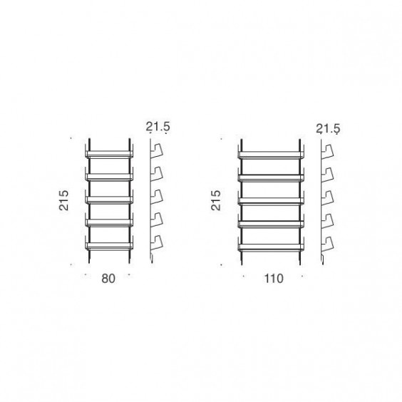 Danese Milano Sarmiento Bookshelf - Agof Store