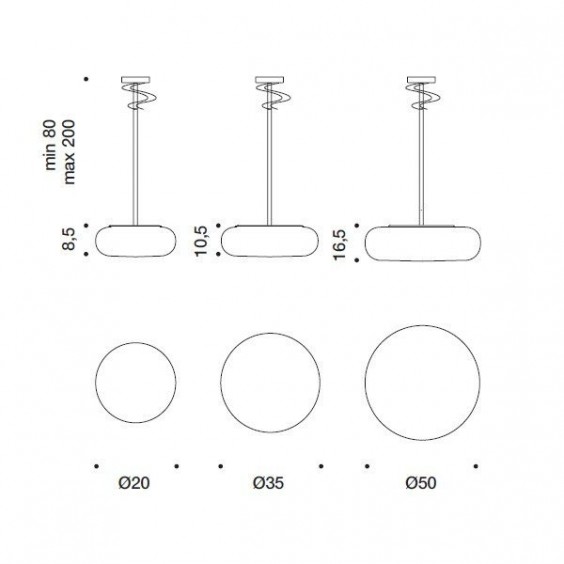 Artemide Itka Lampada a sospensione - Agof Store