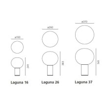 Artemide Laguna table lamp - Agof Store