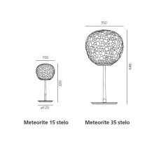 Artemide Meteorite Stelo Tischleuchte - Agof Store