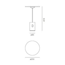 Artemide Sisifo Lampada da tavolo - Agof Store Artemide Sisifo Lampada da tavolo - Agof Store