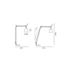 Artemide Tolomeo Basculante Leseleuchte - Agof Store Artemide Tolomeo Basculante Leseleuchte - Agof Store