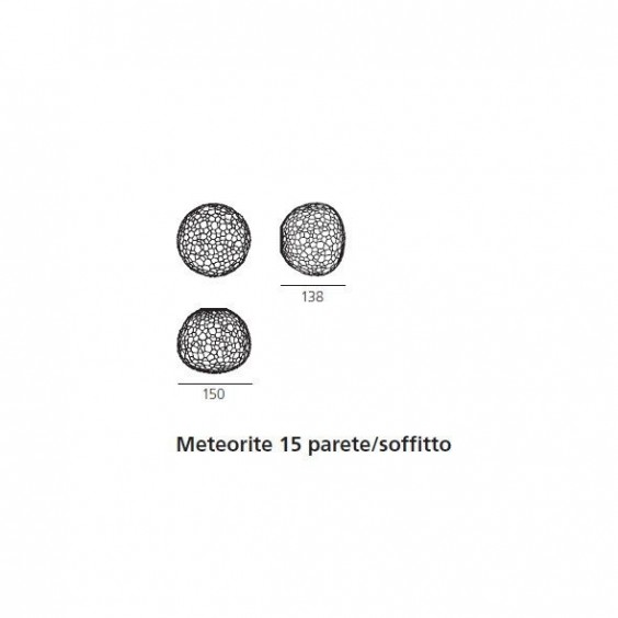 Artemide Meteorite 15 Wand- Deckenleuchte - Agof Store