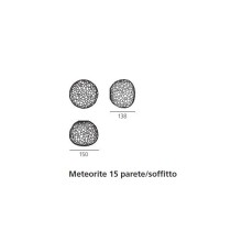 Artemide Meteorite 15 wall ceiling lamp - Agof Store Artemide Meteorite 15 wall ceiling lamp - Agof Store