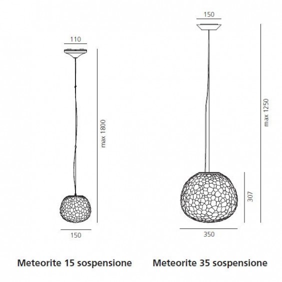 Artemide Meteorite pendant lamp - Agof Store
