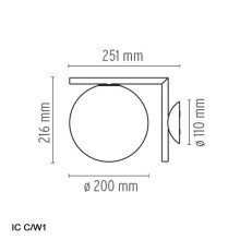 Flos IC Lights C/W Wand- Deckenleuchte - Agof Store Flos IC Lights C/W Wand- Deckenleuchte - Agof Store