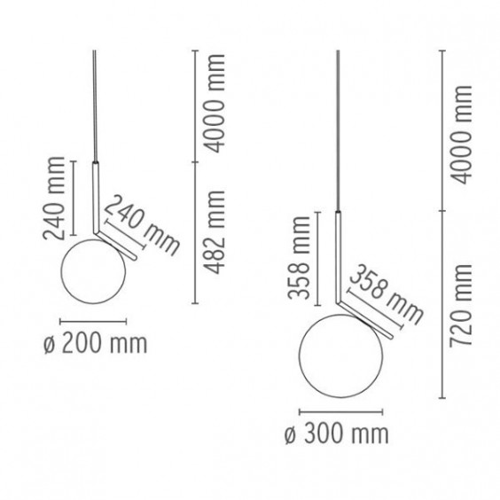 Flos IC Lights S pendant lamp - Agof Store