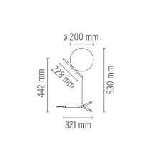 Flos IC Lights T1 High lampada da tavolo - Agof Store