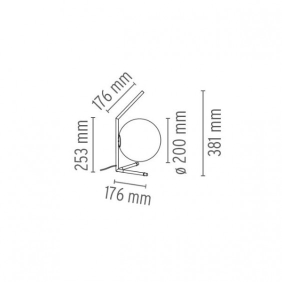 Flos IC Lights T1 Low lampada da tavolo - Agof Store