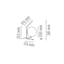 Flos IC Lights T1 Low lampada da tavolo - Agof Store
