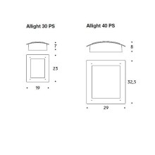 Allight Lampada da parete soffitto Status - Agof Store