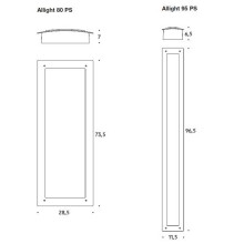 Allight Lampada da parete soffitto Status - Agof Store