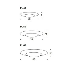 Planet Lampada da parete soffitto Status - Agof Store
