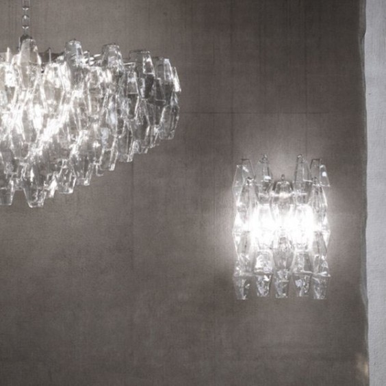 Poliedri Lampada da parete Venini - Agof Store
