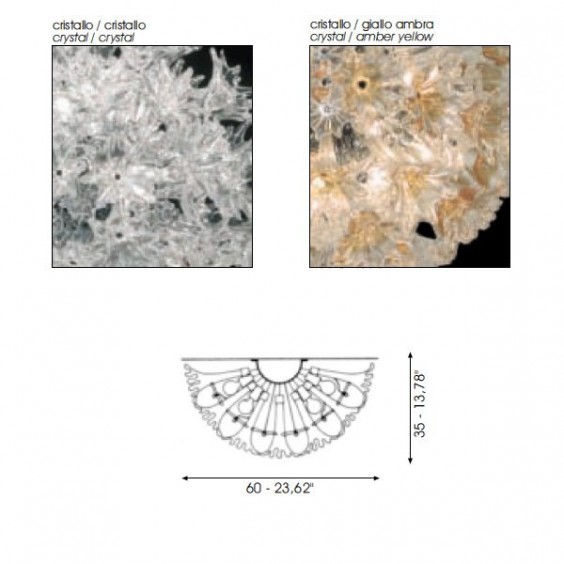 Venini Esprit ceiling lamp - Agof Store