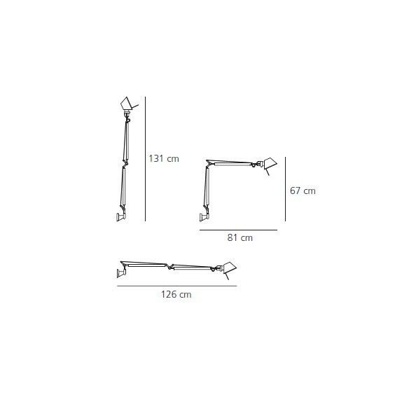 Artemide Tolomeo wall lamp - Agof Store