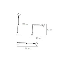 Artemide Tolomeo Wandleuchte - Agof Store