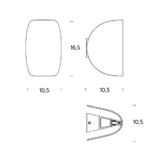 Io lampada da parete FontanaArte - Agof Store
