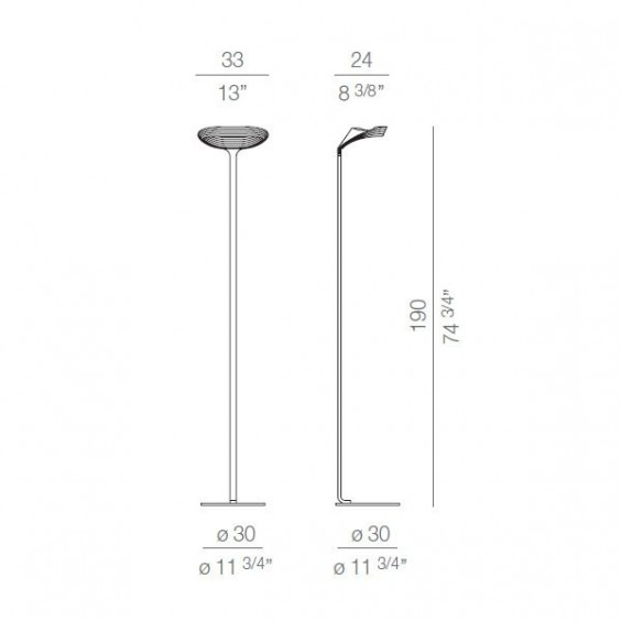 Sestessa Lampada da terra Cini & Nils - Agof Store