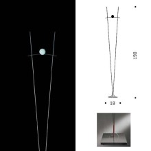 Ingo Maurer Ilios floor lamp - Agof Store Ingo Maurer Ilios floor lamp - Agof Store