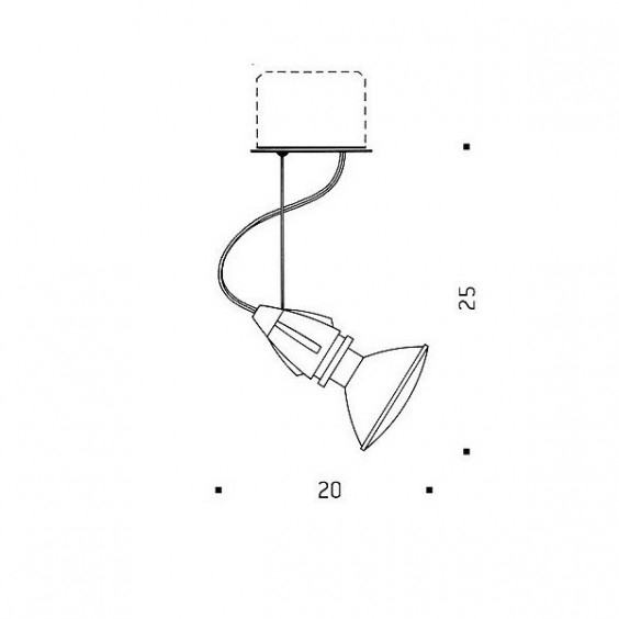 Ingo Maurer Spock wall ceiling lamp - Agof Store