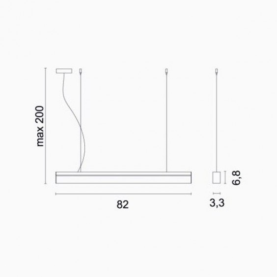 Egoluce Rail pendant lamp - Agof Store