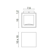 Egoluce Alea Led wall lamp - Agof Store Egoluce Alea Led wall lamp - Agof Store