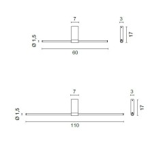 Egoluce Lancia wall lamp - Agof Store