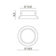 Egoluce Roc wall ceiling lamp - Agof Store Egoluce Roc wall ceiling lamp - Agof Store