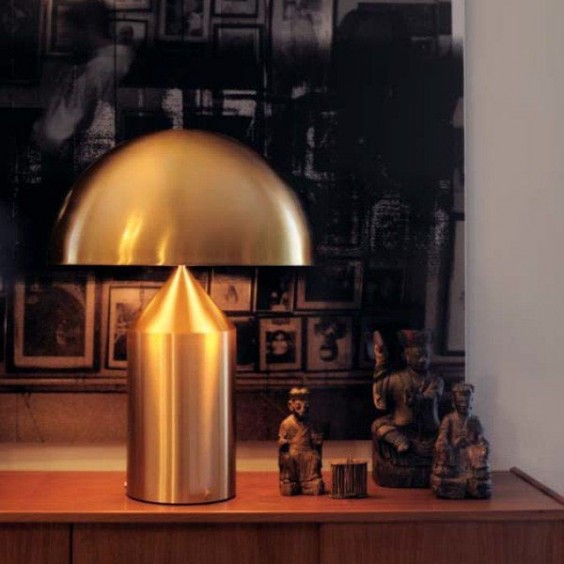 Oluce Atollo Oro table lamp - Agof Store