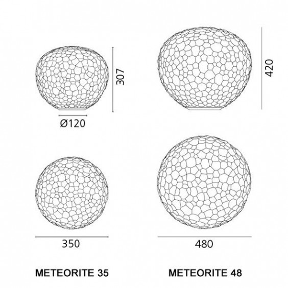 Artemide Meteorite Tischleuchte - Agof Store